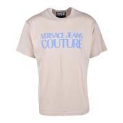 Tshirt Versace Jeans Couture , Beige , Heren