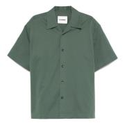 Klassieke Witte Overhemd Jil Sander , Green , Heren