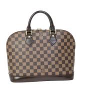 Pre-owned Canvas handbags Louis Vuitton Vintage , Brown , Dames