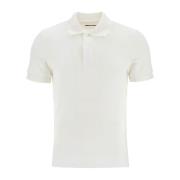 Klassieke Katoenen Poloshirt Tom Ford , White , Heren