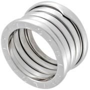 Pre-owned White Gold rings Bvlgari Vintage , Gray , Dames