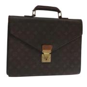 Pre-owned Canvas louis-vuitton-bags Louis Vuitton Vintage , Brown , Da...