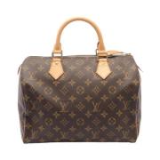 Pre-owned Canvas handbags Louis Vuitton Vintage , Brown , Dames