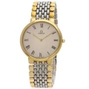 Pre-owned Glass watches Omega Vintage , Beige , Heren