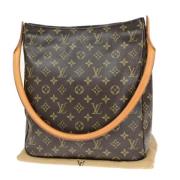 Pre-owned Canvas handbags Louis Vuitton Vintage , Brown , Dames