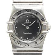 Pre-owned Metal watches Omega Vintage , Black , Dames