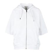 Katoenen Gebreide Trui Woolrich , White , Dames