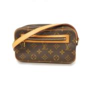 Pre-owned Canvas shoulder-bags Louis Vuitton Vintage , Brown , Dames