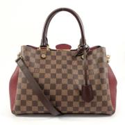 Pre-owned Canvas louis-vuitton-bags Louis Vuitton Vintage , Brown , Da...