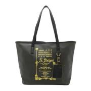 Pre-owned Canvas totes Bvlgari Vintage , Black , Dames