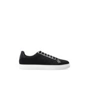 Sneakers met logo Emporio Armani , Black , Heren