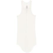 Top zonder mouwen met ronde hals Rick Owens , White , Dames