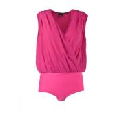 Acryl Tanktop Eenvoudige Stijl Pinko , Pink , Dames