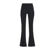 Uitlopende nylon broek RRD , Black , Dames