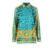 Zijden Collectie Shirt Versace , Multicolor , Dames