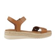 Flat Sandals Geox , Brown , Dames