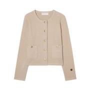 Estelle Cardigan Sand Busnel , Beige , Dames