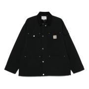 Klassieke Denim Jack Carhartt Wip , Black , Heren