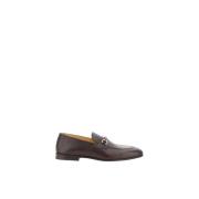 Loafers van leer met geantiqueerd messing detail Brunello Cucinelli , ...