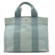 Pre-owned Canvas handbags Hermès Vintage , Blue , Dames