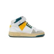 Vintage Leren Mid Top Sneaker Saint Laurent , Multicolor , Heren