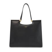 Luxe leren tote tas Dolce & Gabbana , Black , Dames