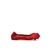 Satijnen ballerina's Lanvin , Red , Dames