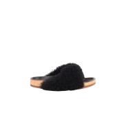 Pre-owned Leather mules Chloé Pre-owned , Black , Dames