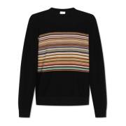 Wollen trui met ronde hals Paul Smith , Black , Heren