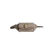 Pre-owned Leather crossbody-bags Chloé Pre-owned , Gray , Dames