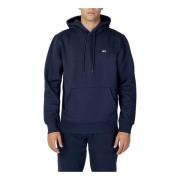 Blauwe hoodie met voorzakken Tommy Jeans , Blue , Heren