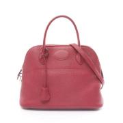 Pre-owned Leather handbags Hermès Vintage , Pink , Dames