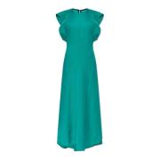 Jurk met splitten Victoria Beckham , Green , Dames