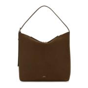 Nabuk Schoudertas A.p.c. , Brown , Dames