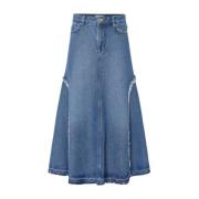 Zware Denim Rok Ganni , Blue , Dames