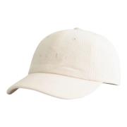 Corduroy Cap Off White Olaf Hussein , White , Heren