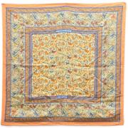 Pre-owned Silk scarves Hermès Vintage , Multicolor , Dames