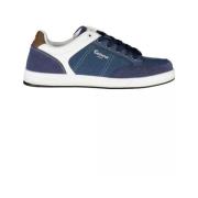 Blauwe Eco Leren Heren Sneakers Carrera , Blue , Heren