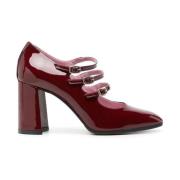 Bordeaux Patent Mary Jane Schoenen Carel , Brown , Dames