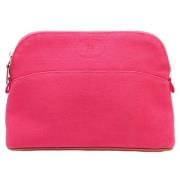 Pre-owned Canvas pouches Hermès Vintage , Pink , Dames