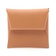 Pre-owned Leather wallets Hermès Vintage , Brown , Dames