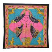 Pre-owned Silk scarves Hermès Vintage , Multicolor , Dames