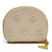 Pre-owned Leather pouches Chloé Pre-owned , Beige , Dames