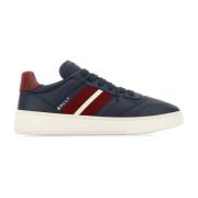 Blauwe Leren Sneakers Bally , Blue , Heren