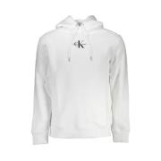 Wit sweatshirt met capuchon van gerecycled katoen Calvin Klein , White...