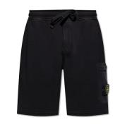 Katoenen shorts Stone Island , Black , Heren