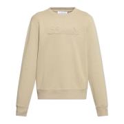 Sweatshirt met logo Lanvin , Beige , Heren