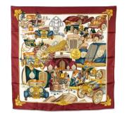 Pre-owned Silk scarves Hermès Vintage , Multicolor , Dames