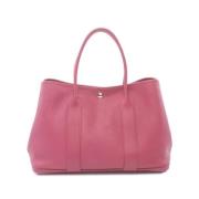 Pre-owned Leather totes Hermès Vintage , Pink , Dames