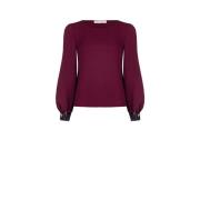 Elegante blouse - Herfst Winter Collectie Rinascimento , Red , Dames